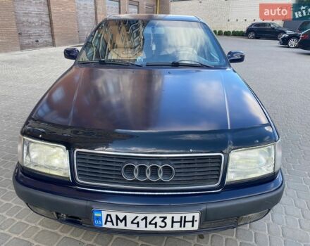 Синий Ауди 100, объемом двигателя 2.3 л и пробегом 350 тыс. км за 2250 $, фото 1 на Automoto.ua