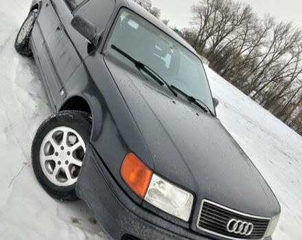 Синий Ауди 100, объемом двигателя 2.8 л и пробегом 380 тыс. км за 2550 $, фото 1 на Automoto.ua