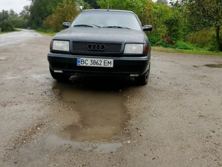 Синий Ауди 100, объемом двигателя 2 л и пробегом 368 тыс. км за 1800 $, фото 1 на Automoto.ua