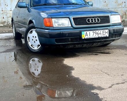 Синий Ауди 100, объемом двигателя 2.8 л и пробегом 0 тыс. км за 2800 $, фото 1 на Automoto.ua