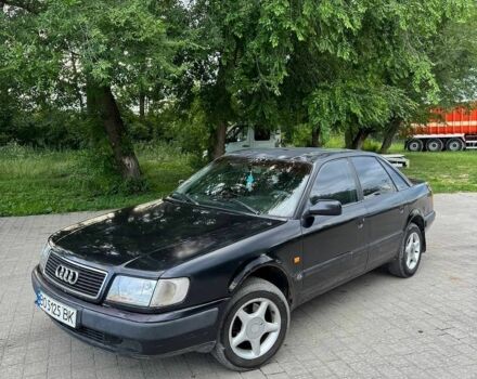 Синий Ауди 100, объемом двигателя 1.98 л и пробегом 220 тыс. км за 1750 $, фото 1 на Automoto.ua