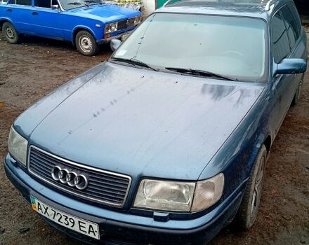 Синий Ауди 100, объемом двигателя 2.8 л и пробегом 360 тыс. км за 2900 $, фото 1 на Automoto.ua