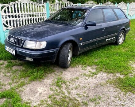 Синий Ауди 100, объемом двигателя 2.8 л и пробегом 0 тыс. км за 2500 $, фото 1 на Automoto.ua