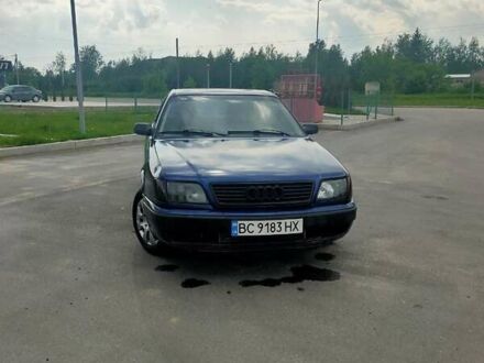 Синий Ауди 100, объемом двигателя 1.96 л и пробегом 200 тыс. км за 1647 $, фото 1 на Automoto.ua