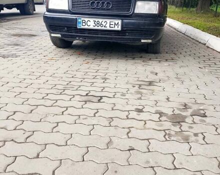 Синий Ауди 100, объемом двигателя 1.98 л и пробегом 386 тыс. км за 1800 $, фото 1 на Automoto.ua