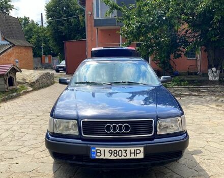 Синий Ауди 100, объемом двигателя 2.3 л и пробегом 345 тыс. км за 3499 $, фото 1 на Automoto.ua