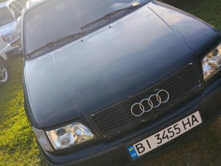 Синій Ауді 100, об'ємом двигуна 2 л та пробігом 200 тис. км за 1350 $, фото 1 на Automoto.ua