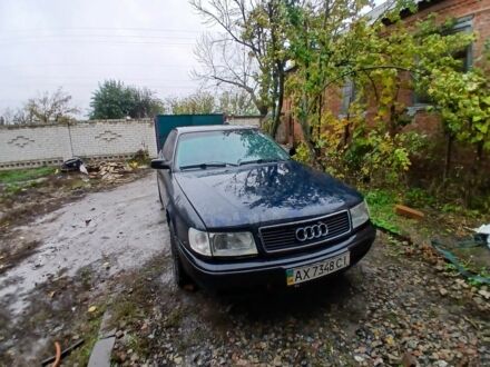 Синий Ауди 100, объемом двигателя 2.3 л и пробегом 230 тыс. км за 999 $, фото 1 на Automoto.ua