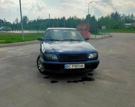 Синій Ауді 100, об'ємом двигуна 2 л та пробігом 200 тис. км за 1650 $, фото 1 на Automoto.ua