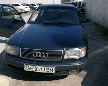 Синий Ауди 100, объемом двигателя 2 л и пробегом 280 тыс. км за 3000 $, фото 1 на Automoto.ua