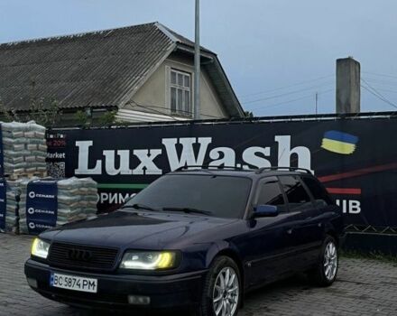 Синий Ауди 100, объемом двигателя 2.6 л и пробегом 348 тыс. км за 2800 $, фото 1 на Automoto.ua