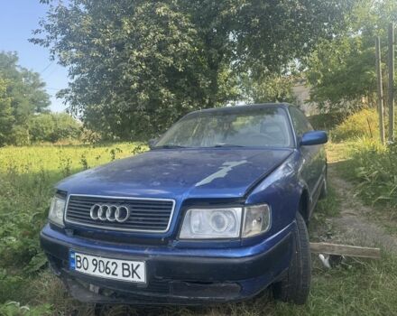 Синий Ауди 100, объемом двигателя 2.6 л и пробегом 375 тыс. км за 601 $, фото 1 на Automoto.ua