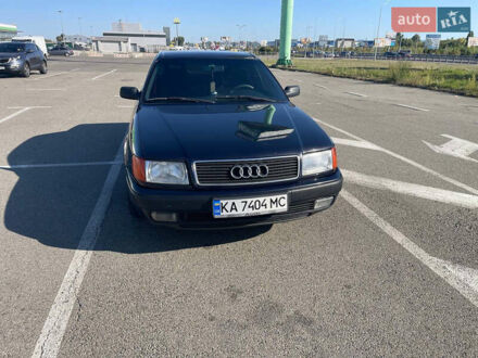 Синий Ауди 100, объемом двигателя 2.3 л и пробегом 363 тыс. км за 2900 $, фото 1 на Automoto.ua