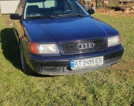 Синий Ауди 100, объемом двигателя 2 л и пробегом 458 тыс. км за 2250 $, фото 1 на Automoto.ua