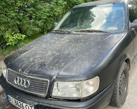 Синий Ауди 100, объемом двигателя 2.6 л и пробегом 200 тыс. км за 1456 $, фото 1 на Automoto.ua