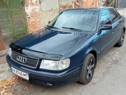 Синий Ауди 100, объемом двигателя 2 л и пробегом 300 тыс. км за 2900 $, фото 1 на Automoto.ua