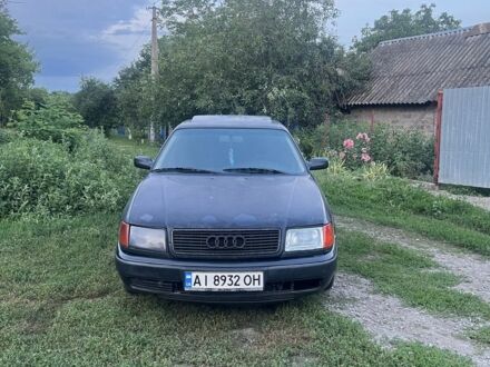 Синий Ауди 100, объемом двигателя 2 л и пробегом 444 тыс. км за 2200 $, фото 1 на Automoto.ua