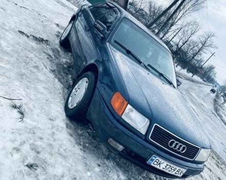 Синий Ауди 100, объемом двигателя 2 л и пробегом 150 тыс. км за 2350 $, фото 1 на Automoto.ua