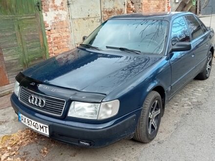 Синій Ауді 100, об'ємом двигуна 2 л та пробігом 323 тис. км за 3600 $, фото 1 на Automoto.ua