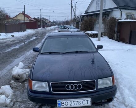 Синий Ауди 100, объемом двигателя 2 л и пробегом 300 тыс. км за 2100 $, фото 1 на Automoto.ua