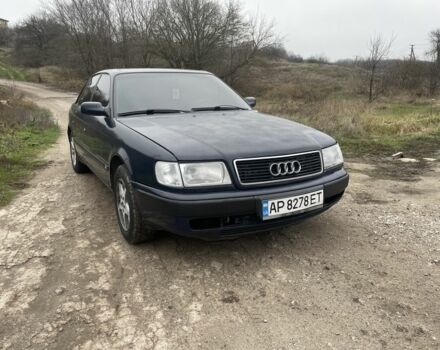 Синий Ауди 100, объемом двигателя 2.6 л и пробегом 276 тыс. км за 2200 $, фото 1 на Automoto.ua