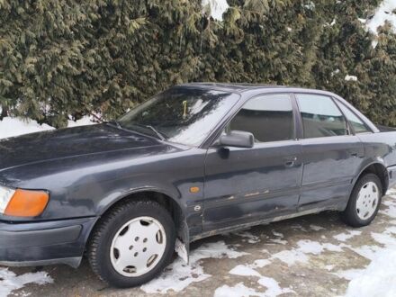 Синий Ауди 100, объемом двигателя 2.6 л и пробегом 150 тыс. км за 1500 $, фото 1 на Automoto.ua