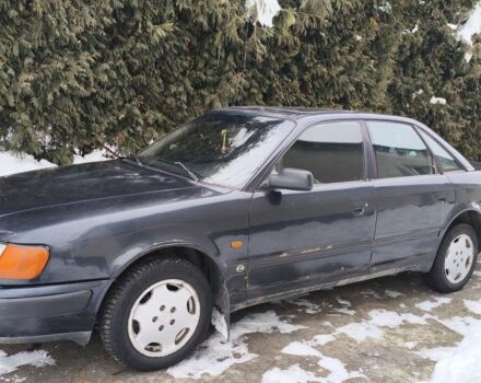 Синий Ауди 100, объемом двигателя 2.6 л и пробегом 150 тыс. км за 1500 $, фото 1 на Automoto.ua