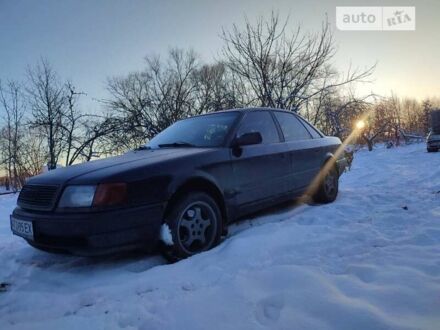 Синій Ауді 100, об'ємом двигуна 2 л та пробігом 450 тис. км за 2200 $, фото 1 на Automoto.ua