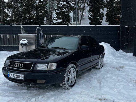 Синій Ауді 100, об'ємом двигуна 2.8 л та пробігом 322 тис. км за 2350 $, фото 1 на Automoto.ua