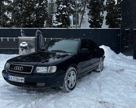 Синий Ауди 100, объемом двигателя 2.8 л и пробегом 322 тыс. км за 2350 $, фото 1 на Automoto.ua