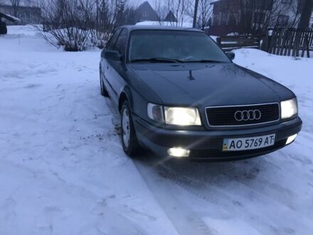Синий Ауди 100, объемом двигателя 2.6 л и пробегом 400 тыс. км за 2500 $, фото 1 на Automoto.ua