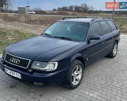 Синий Ауди 100, объемом двигателя 2.5 л и пробегом 433 тыс. км за 3200 $, фото 1 на Automoto.ua