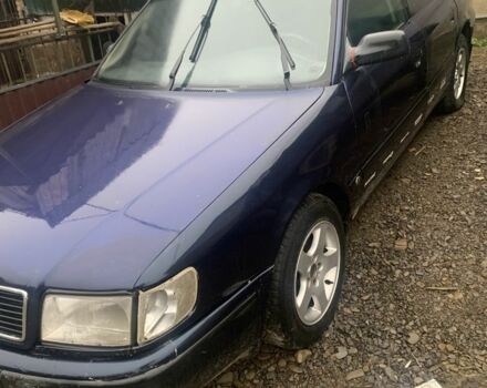 Синій Ауді 100, об'ємом двигуна 2.6 л та пробігом 3 тис. км за 285 $, фото 1 на Automoto.ua