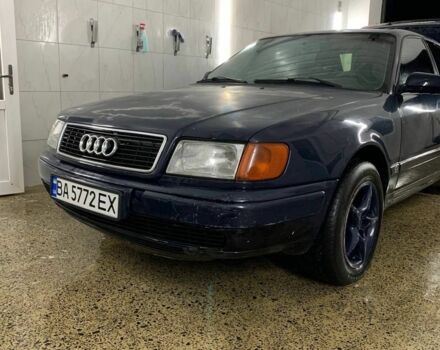 Синий Ауди 100, объемом двигателя 2.3 л и пробегом 600 тыс. км за 2750 $, фото 1 на Automoto.ua