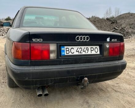 Синий Ауди 100, объемом двигателя 2.6 л и пробегом 220 тыс. км за 2200 $, фото 1 на Automoto.ua
