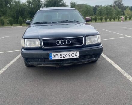 Синій Ауді 100, об'ємом двигуна 2 л та пробігом 400 тис. км за 1800 $, фото 1 на Automoto.ua