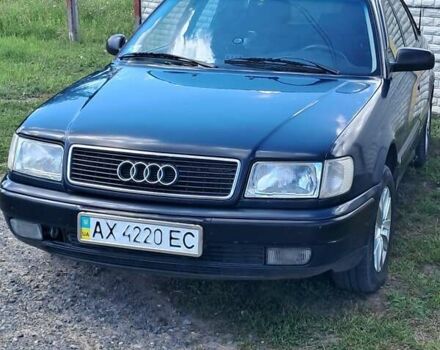 Синий Ауди 100, объемом двигателя 2.6 л и пробегом 310 тыс. км за 3200 $, фото 1 на Automoto.ua