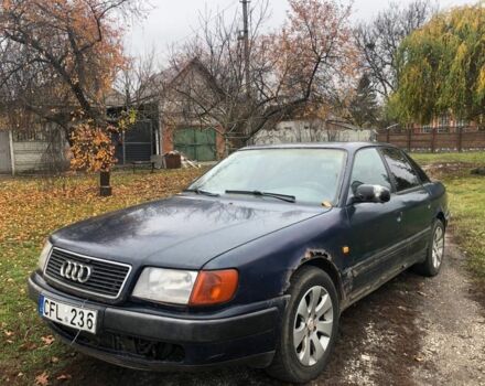 Синий Ауди 100, объемом двигателя 2.3 л и пробегом 300 тыс. км за 1070 $, фото 1 на Automoto.ua