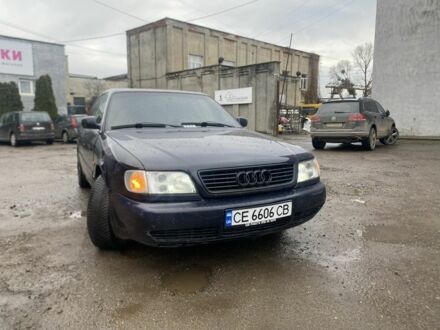 Синий Ауди 100, объемом двигателя 2.6 л и пробегом 450 тыс. км за 2100 $, фото 1 на Automoto.ua