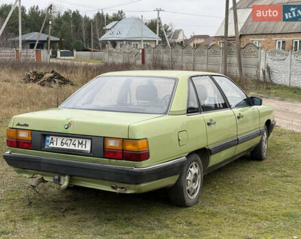 Зеленый Ауди 100, объемом двигателя 2.1 л и пробегом 280 тыс. км за 1400 $, фото 4 на Automoto.ua