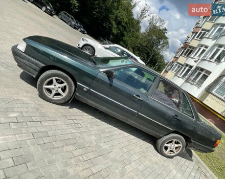 Зелений Ауді 100, об'ємом двигуна 2.2 л та пробігом 357 тис. км за 1400 $, фото 1 на Automoto.ua