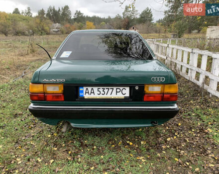 Зеленый Ауди 100, объемом двигателя 1.78 л и пробегом 338 тыс. км за 1500 $, фото 2 на Automoto.ua