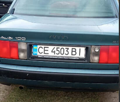 Зеленый Ауди 100, объемом двигателя 2 л и пробегом 311 тыс. км за 3200 $, фото 1 на Automoto.ua