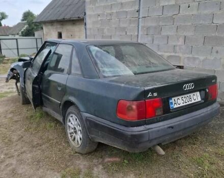 Зеленый Ауди 100, объемом двигателя 2 л и пробегом 375 тыс. км за 400 $, фото 6 на Automoto.ua