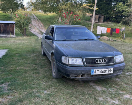 Зеленый Ауди 100, объемом двигателя 2.46 л и пробегом 237 тыс. км за 2600 $, фото 1 на Automoto.ua