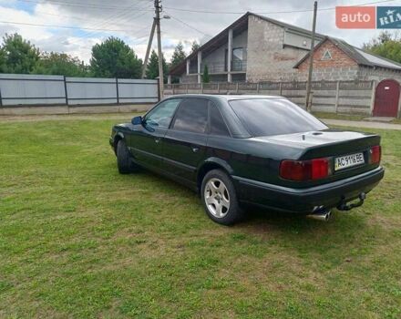 Зеленый Ауди 100, объемом двигателя 2.3 л и пробегом 370 тыс. км за 3000 $, фото 4 на Automoto.ua