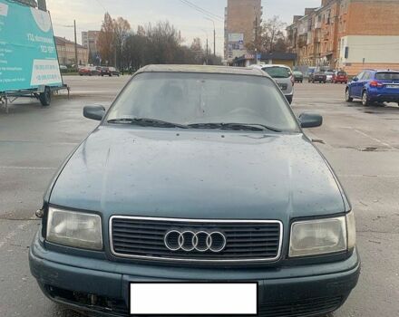 Зеленый Ауди 100, объемом двигателя 2 л и пробегом 200 тыс. км за 1400 $, фото 1 на Automoto.ua