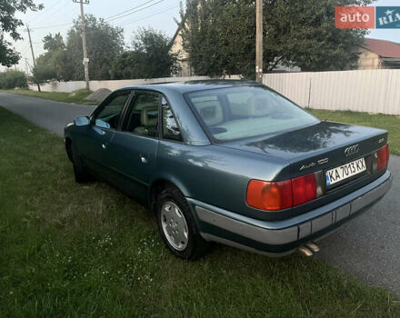 Зеленый Ауди 100, объемом двигателя 2.8 л и пробегом 215 тыс. км за 2800 $, фото 1 на Automoto.ua