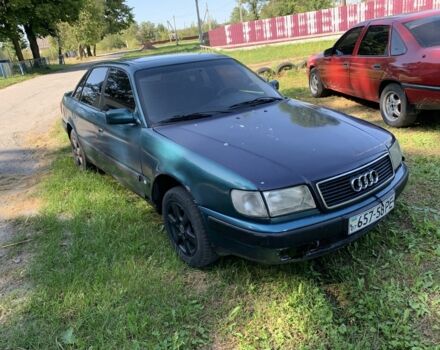 Зеленый Ауди 100, объемом двигателя 2.3 л и пробегом 350 тыс. км за 1850 $, фото 1 на Automoto.ua
