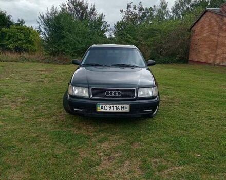 Зеленый Ауди 100, объемом двигателя 2.3 л и пробегом 370 тыс. км за 3000 $, фото 2 на Automoto.ua